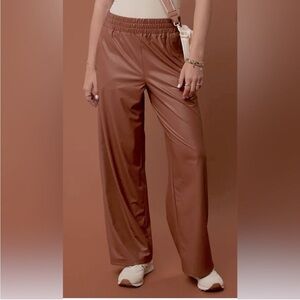 OFFLINE By AERIE | Real Luxe Faux Leather Wide Leg Pant Size XS|TP
